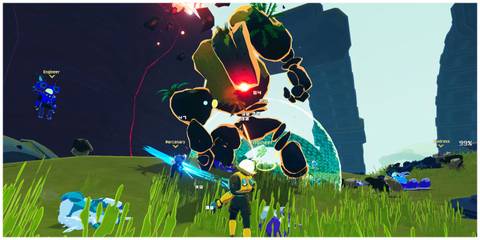 Risk Of Rain 2 - Fighting A Large Enemy