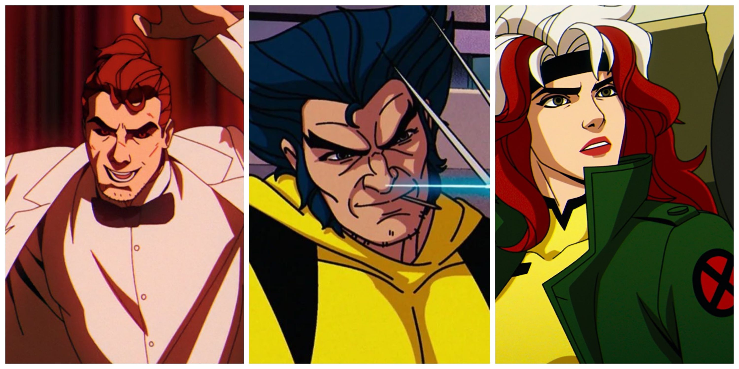 gambit, wolverine, rogue in x-men 97