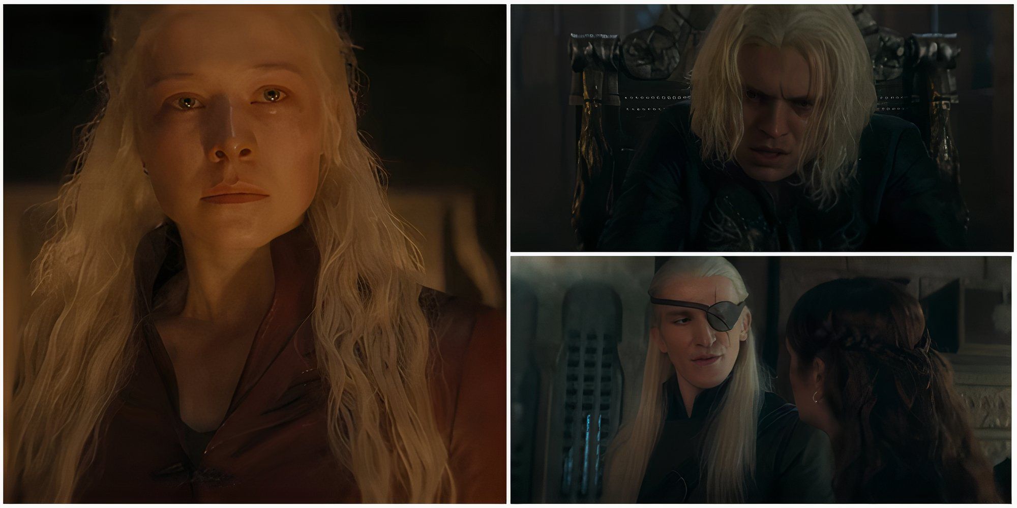 Rhaenyra Aegon Aemond Targaryen and Alicent Hightower in House of the Dragon Season 2 Final Trailer.
