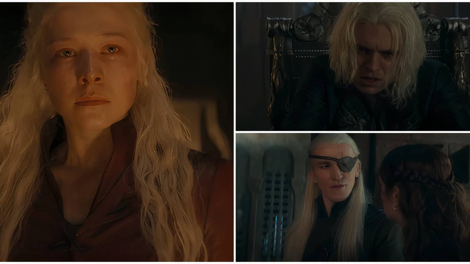 Rhaenyra Aegon Aemond Targaryen and Alicent Hightower in House of the Dragon Season 2 Final Trailer.