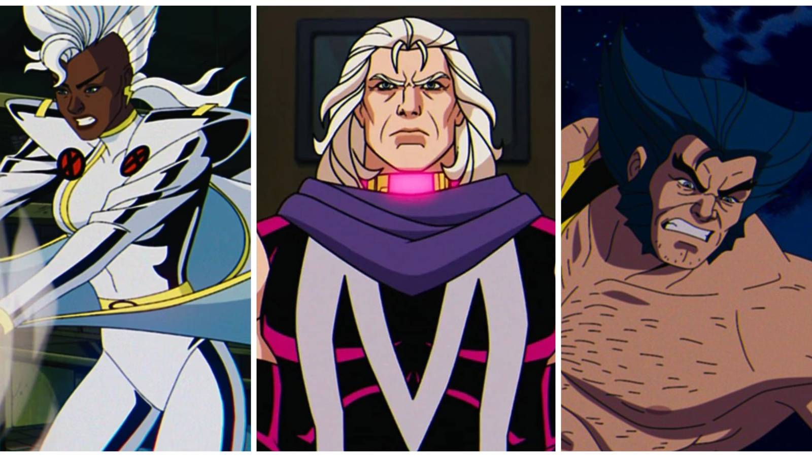 storm, magneto, wolverine in x-men 97