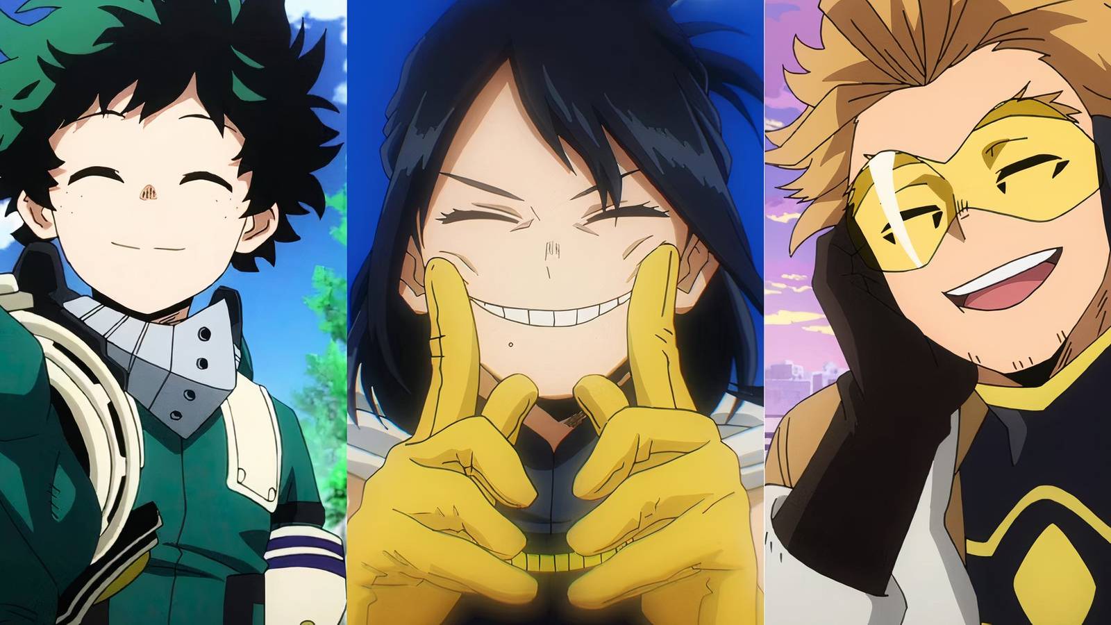 Deku, Nana and Hawks, most selfless characters feature imge