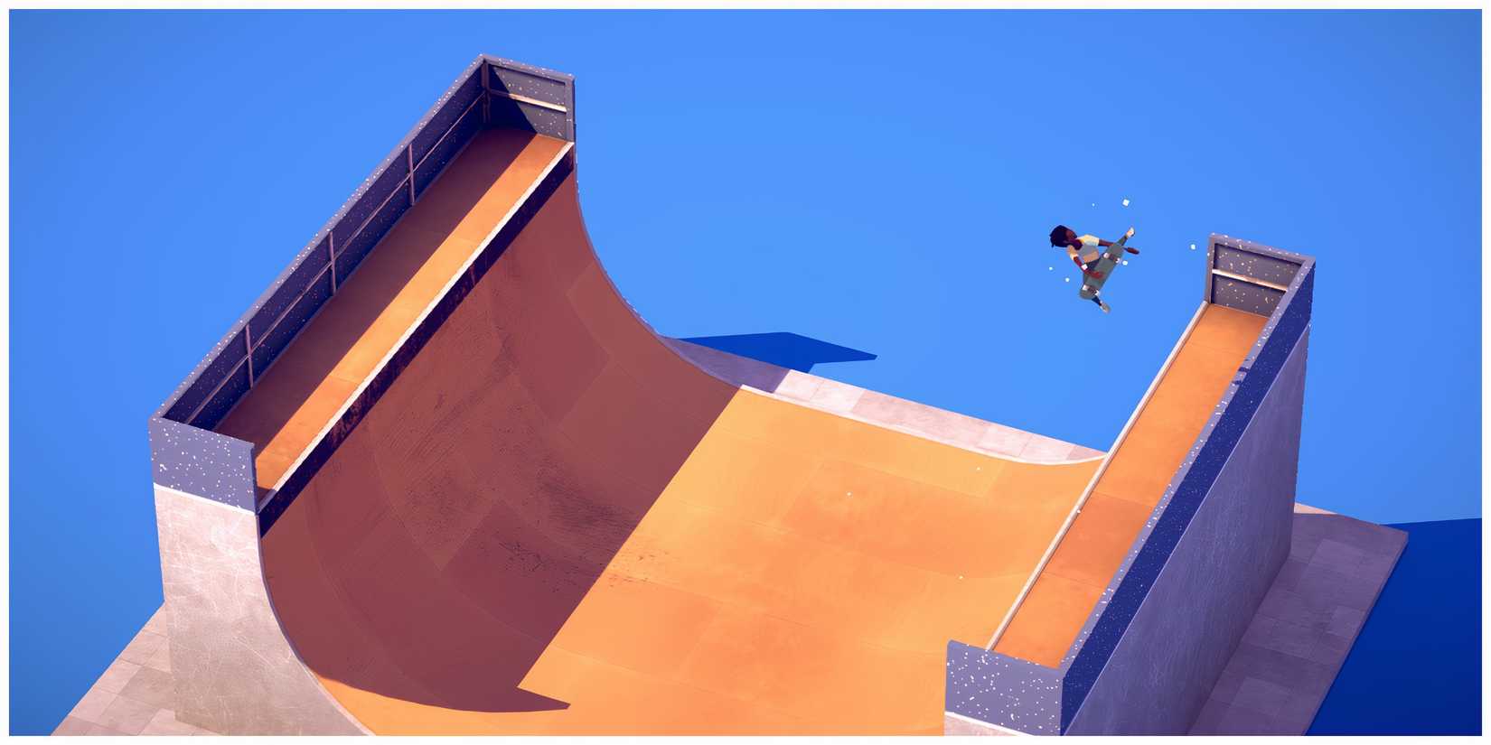 Skating On A Ramp In The Ramp