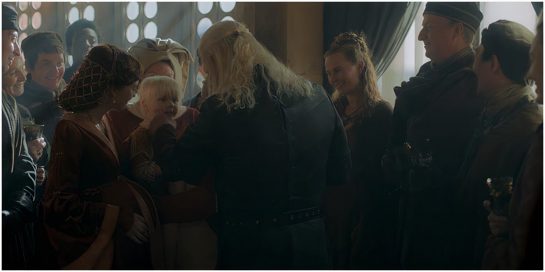 Alicent Hightower Prince Aegon and Viserys Targaryen in House of the Dragon.