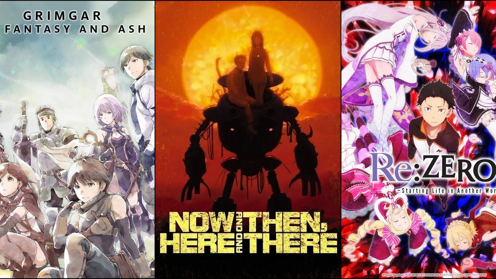Grimgar, Now and Then Here and There, Re:Zero