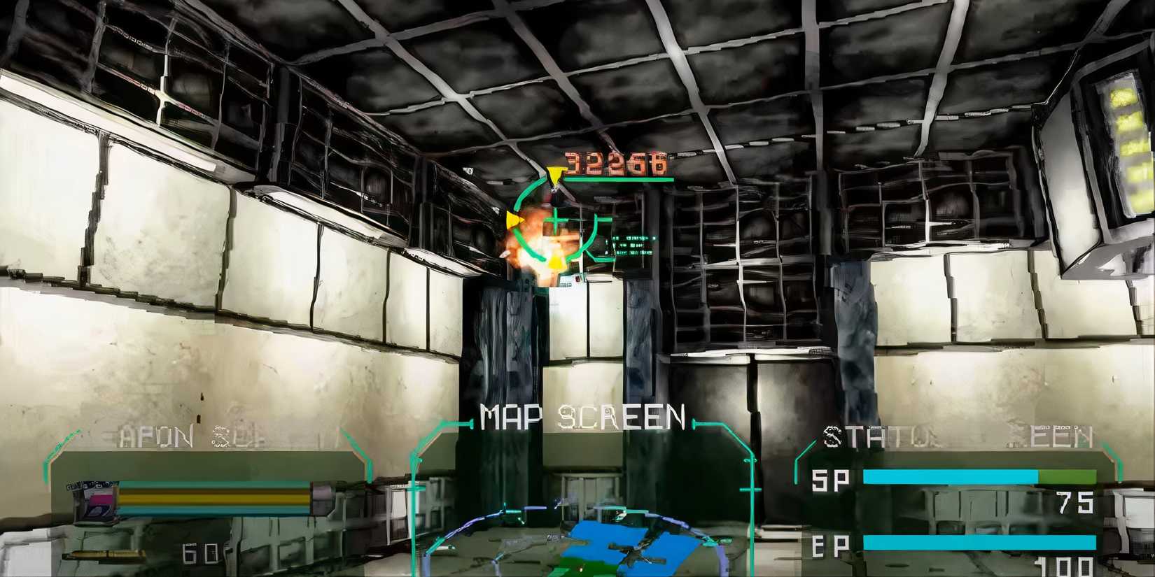 Epidemic - PlayStation 1 FPS game, mech suit HUD