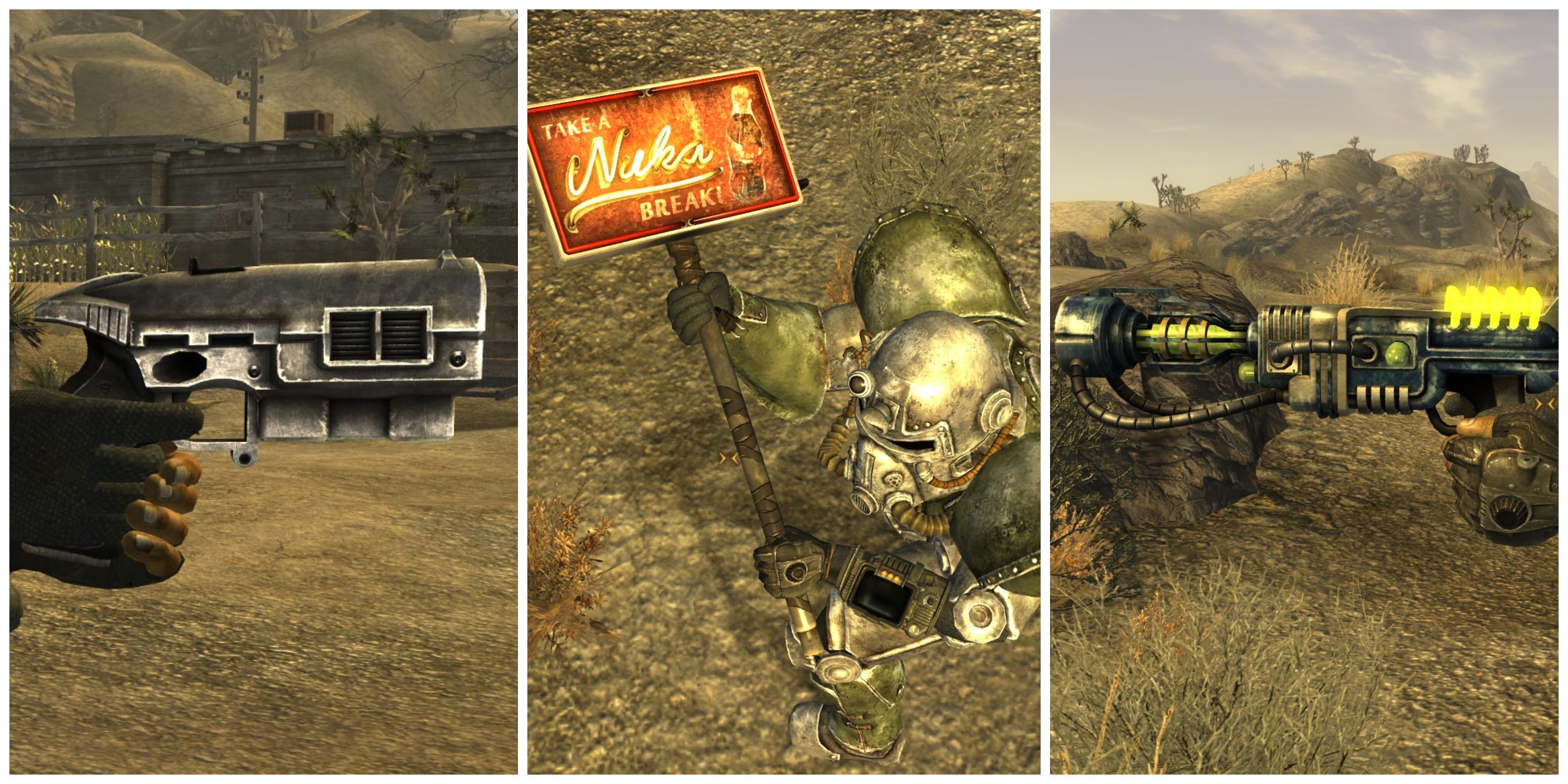fallout new vegas power armor with gun runners weapons