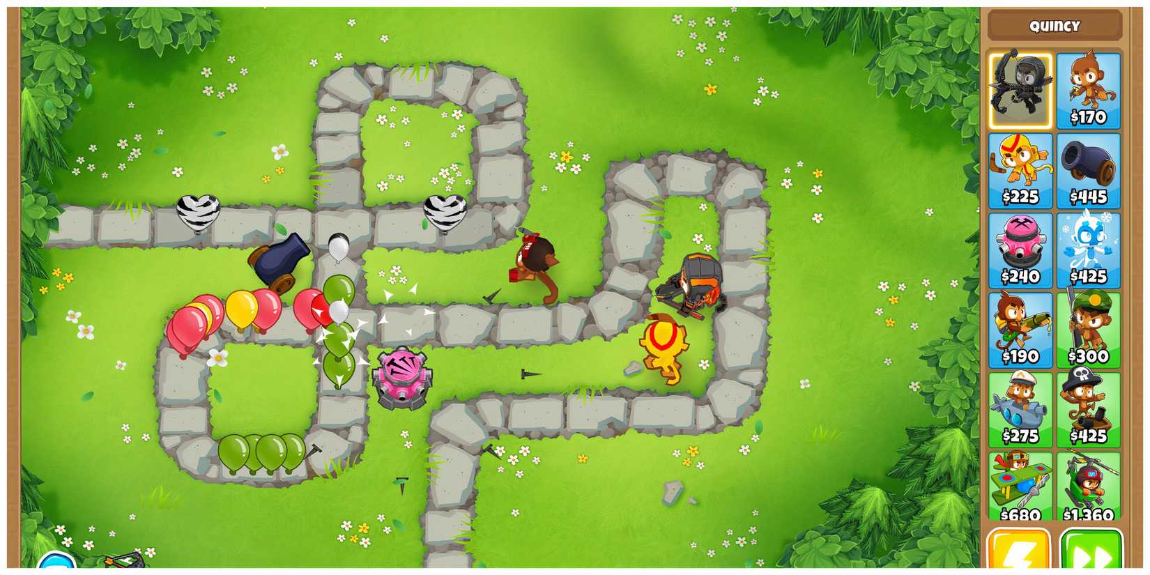 Bloons TD 6 - Defending Against A Wave Of Balloons