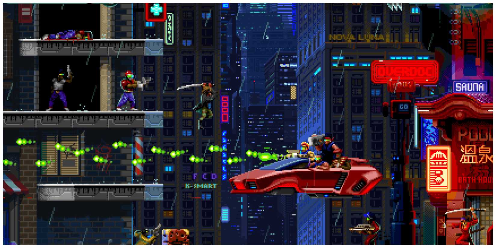 HUNTDOWN - Battling In A Cyberpunk Street