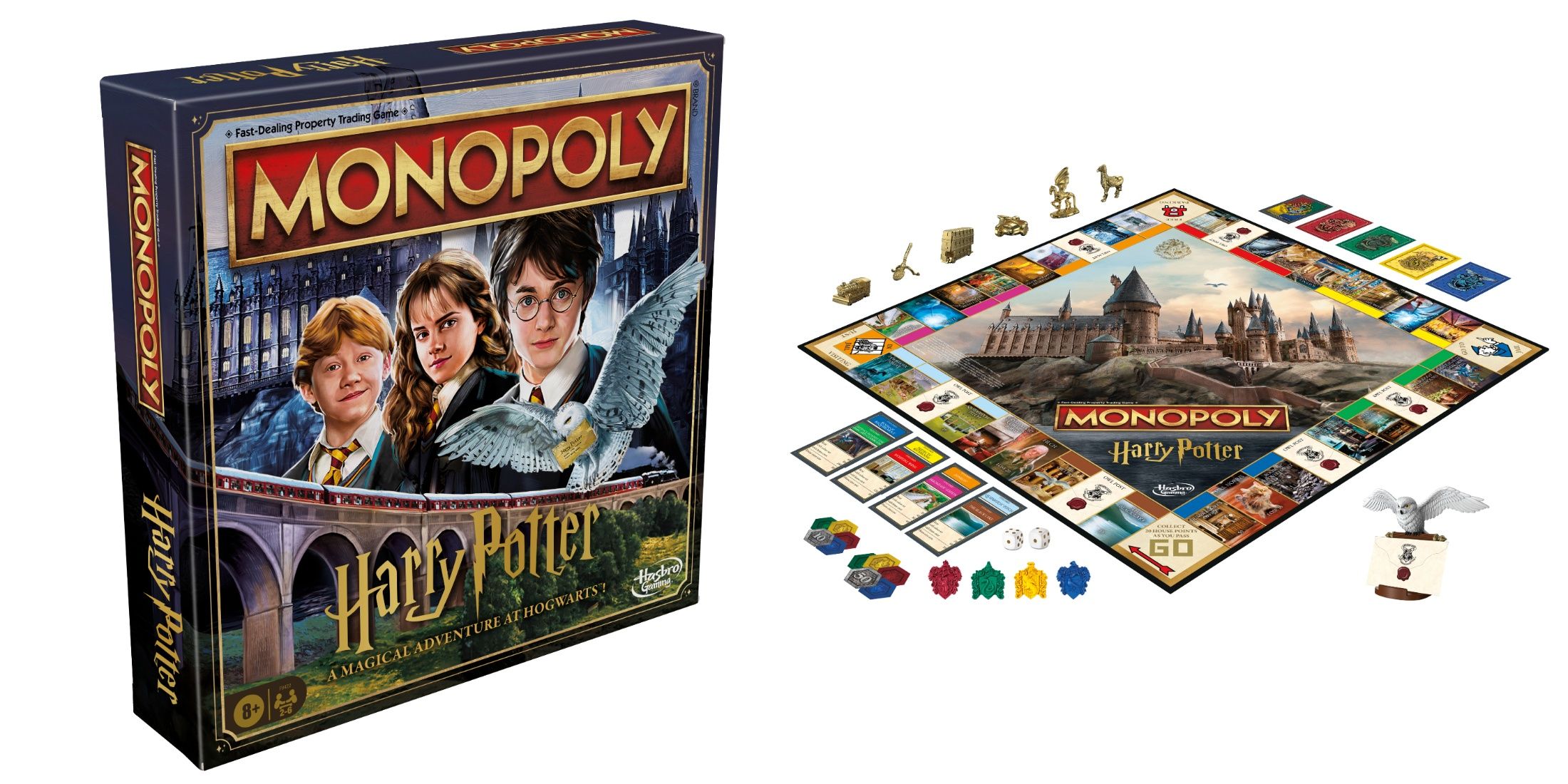 Monopoly Harry Potter edition collage