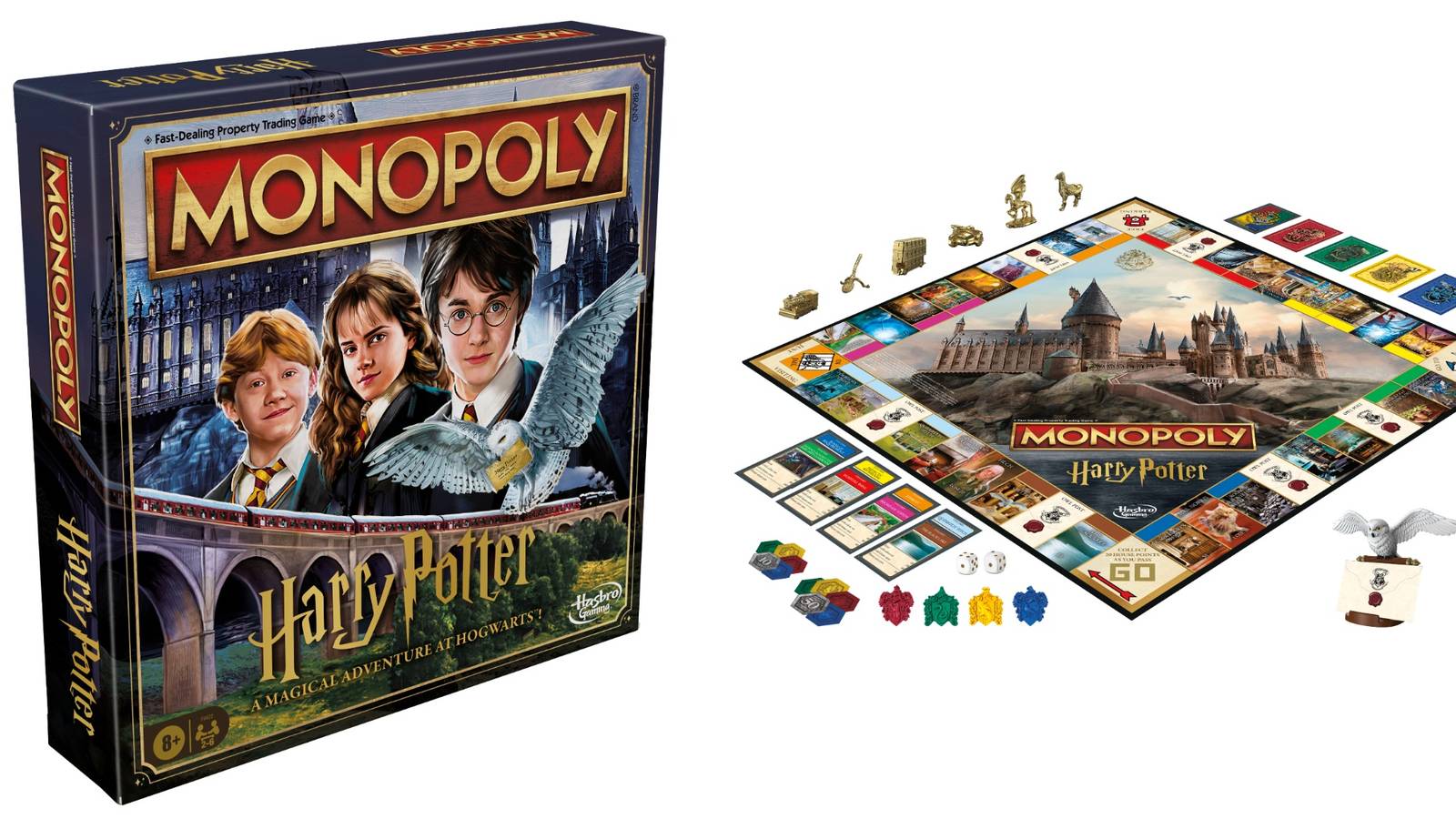 Monopoly Harry Potter edition collage