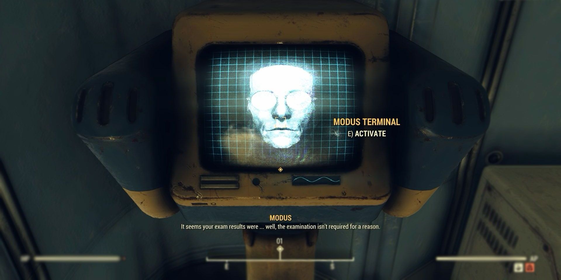 image showing modus, and ai companion, in fallout 76