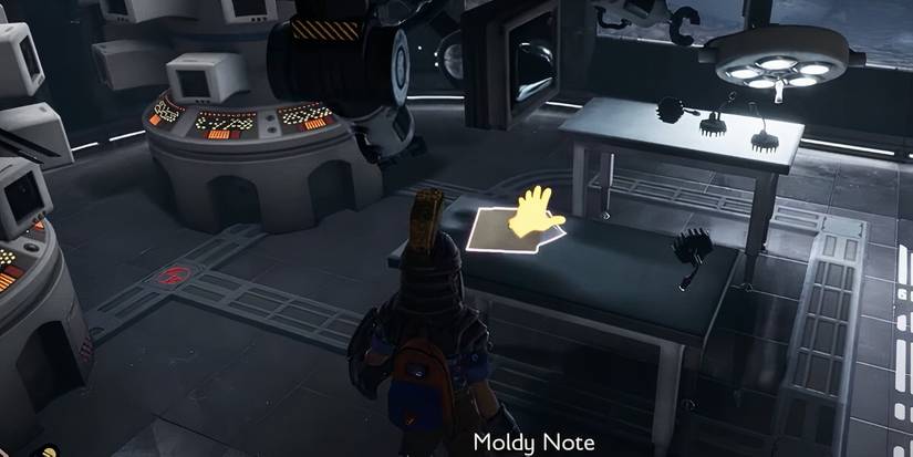 The Grounded character found the Moldy Note, a recipe for the Moldy Hoagie.