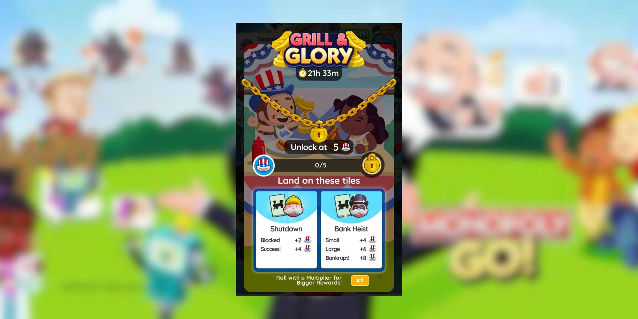 Monopoly GO: Grill and Glory Rewards and Milestones