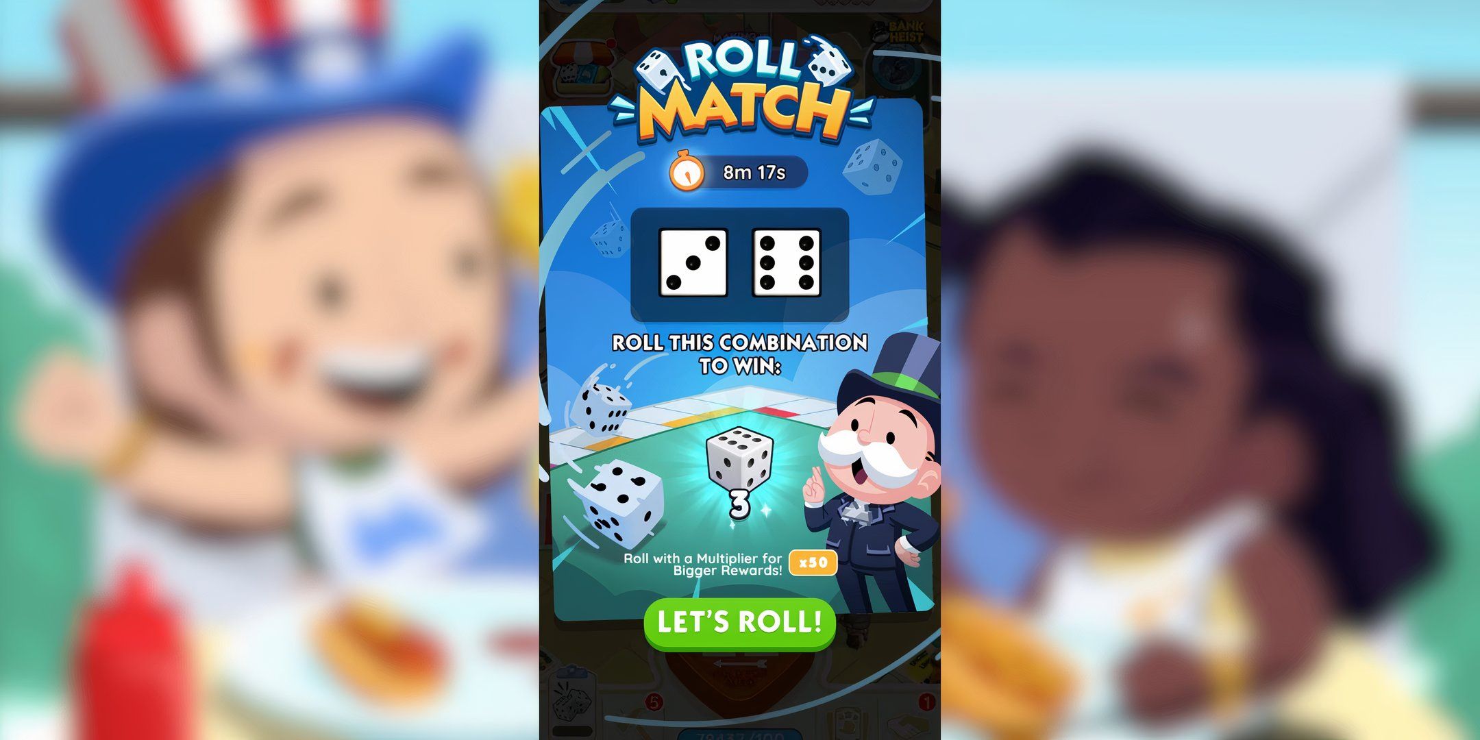 Monopoly GO Roll Match flash event