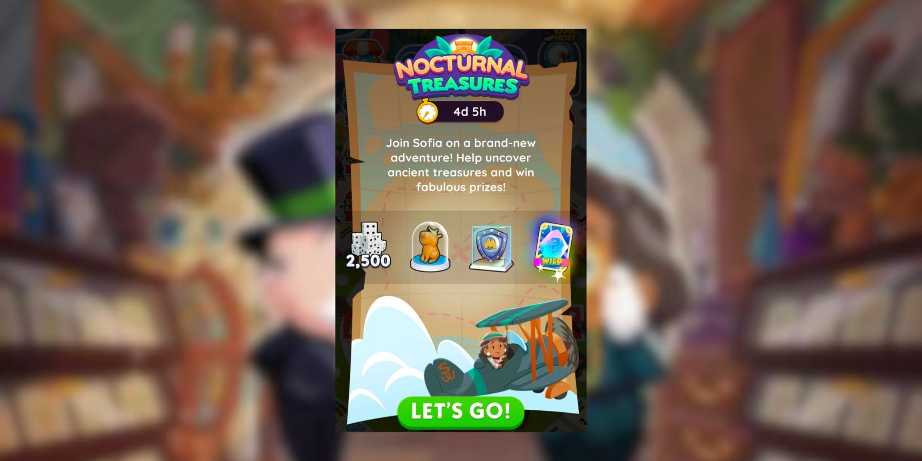 Monopoly GO: Награды и этапы Nocturnal Treasures