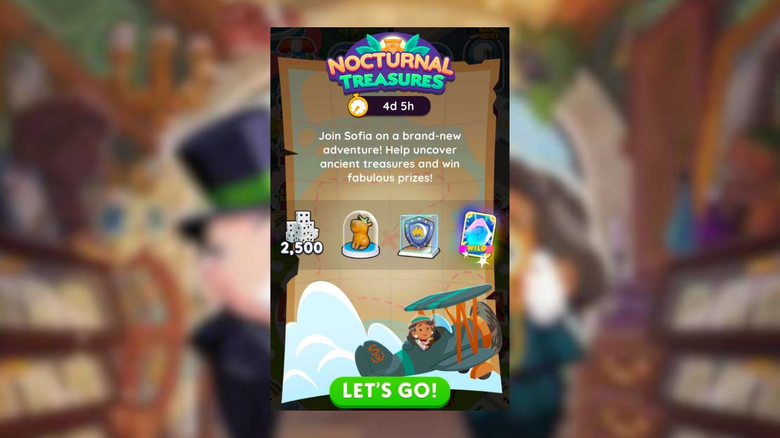 monopoly go nocturnal treasures