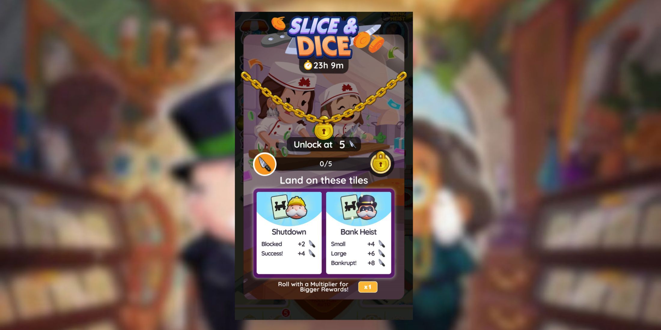 Monopoly GO: награды и этапы Slice and Dice