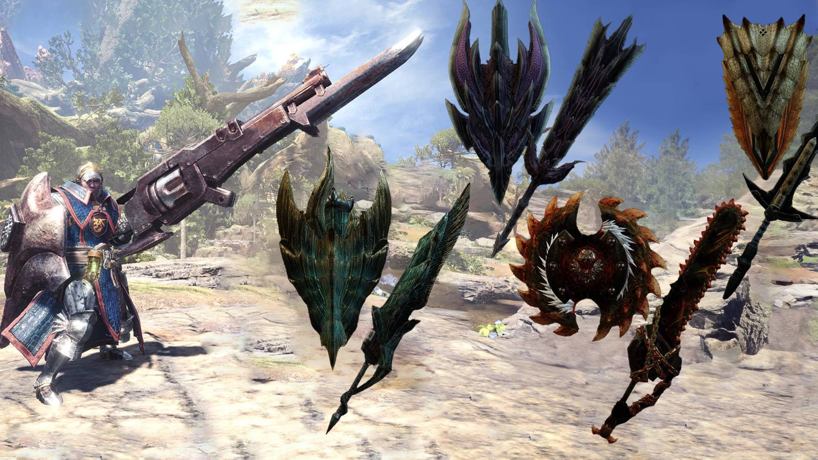 Monster-Hunter-World-Best-Charge-Blades,-Ranked