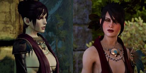 Morrigan in Dragon Age Origins and Dragon Age Inquisition