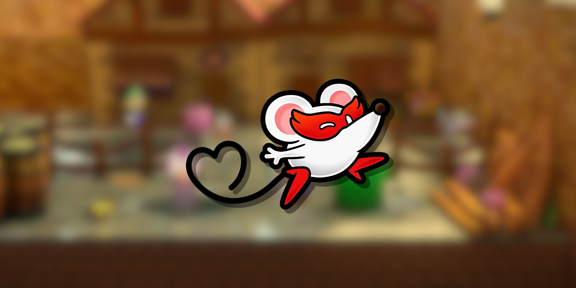 Image of the character Ms. Mowz in Paper Mario The Thousand Year Door
