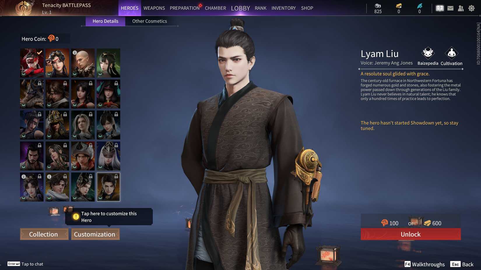 Image of the character Lyam Liu in Naraka Bladepoint
