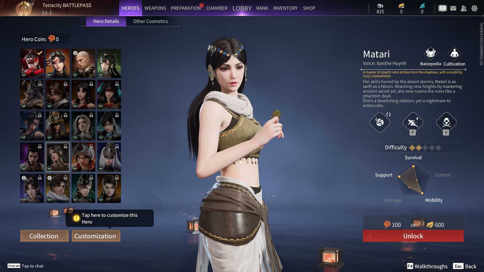 Image of the character Matari in Naraka Bladepoint