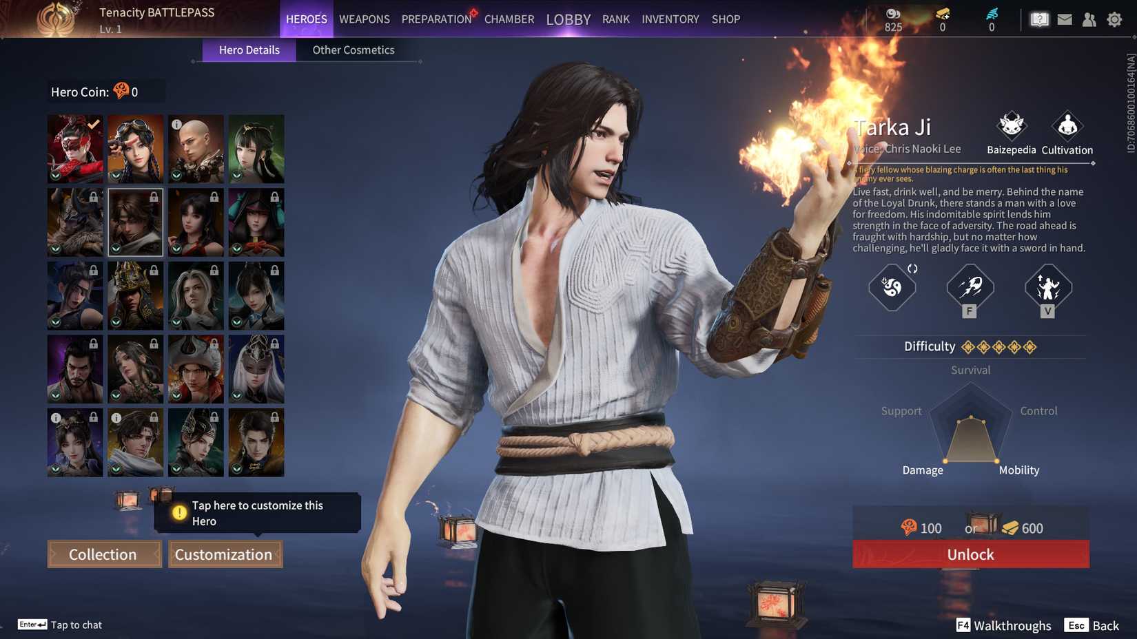 Image of the character Tarka Ji in Naraka Bladepoint