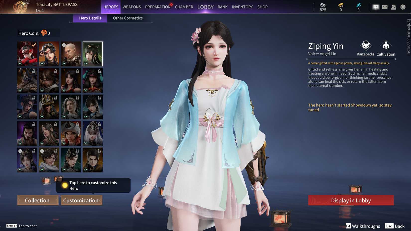 Image of the character Ziping Yin in Naraka Bladepoint