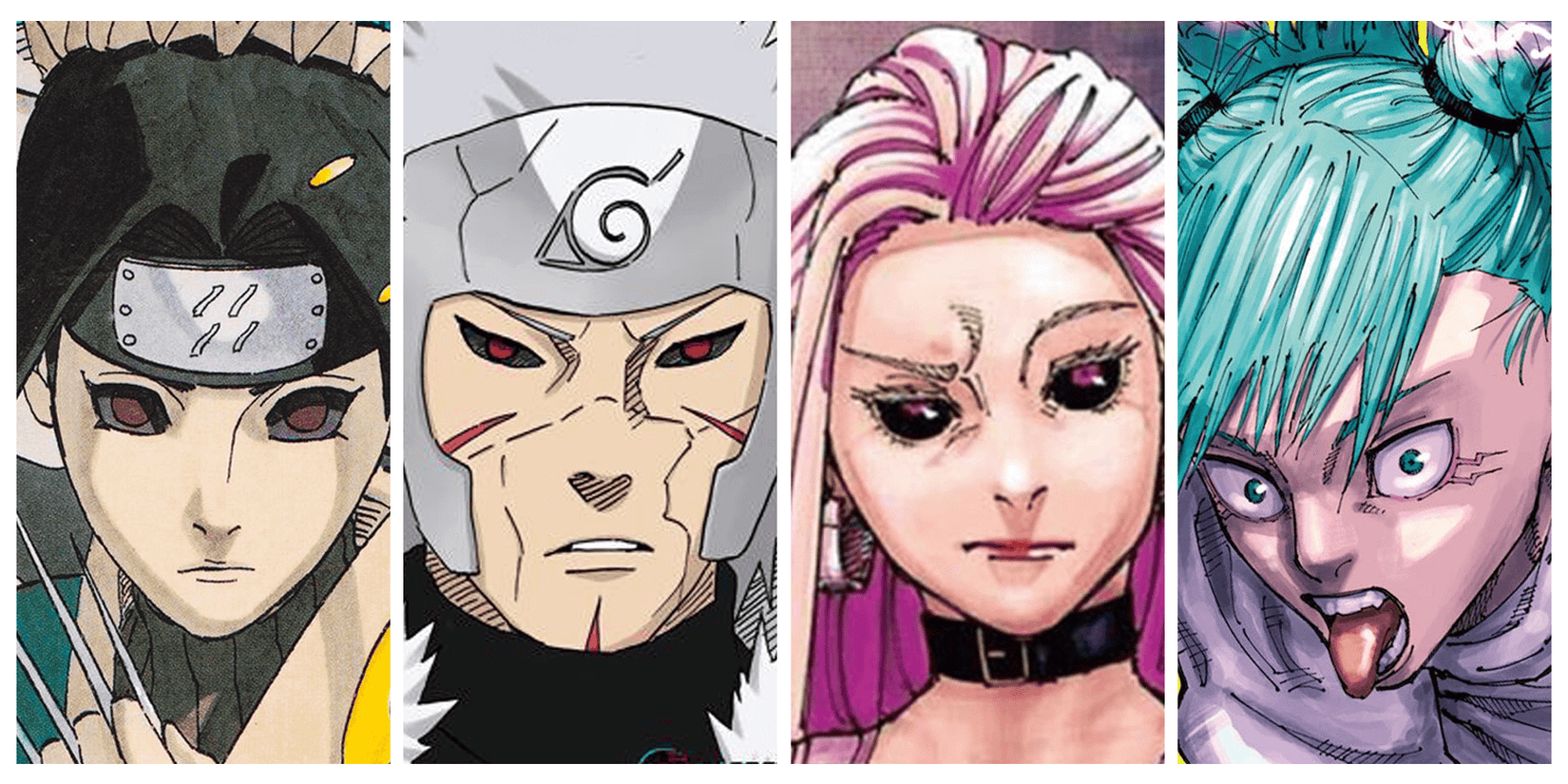 Naruto Jujutsu Kaisen Haku Tobirama Takako Kashimo