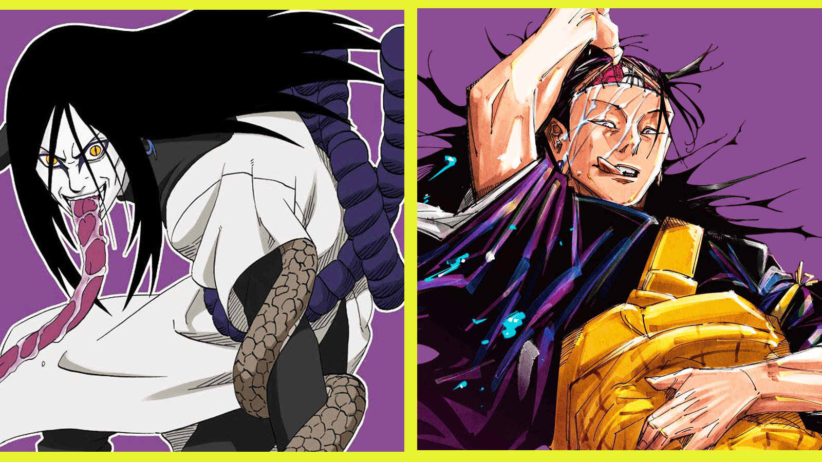 Naruto Jujutsu Kaisen Orochimaru Kenjaku