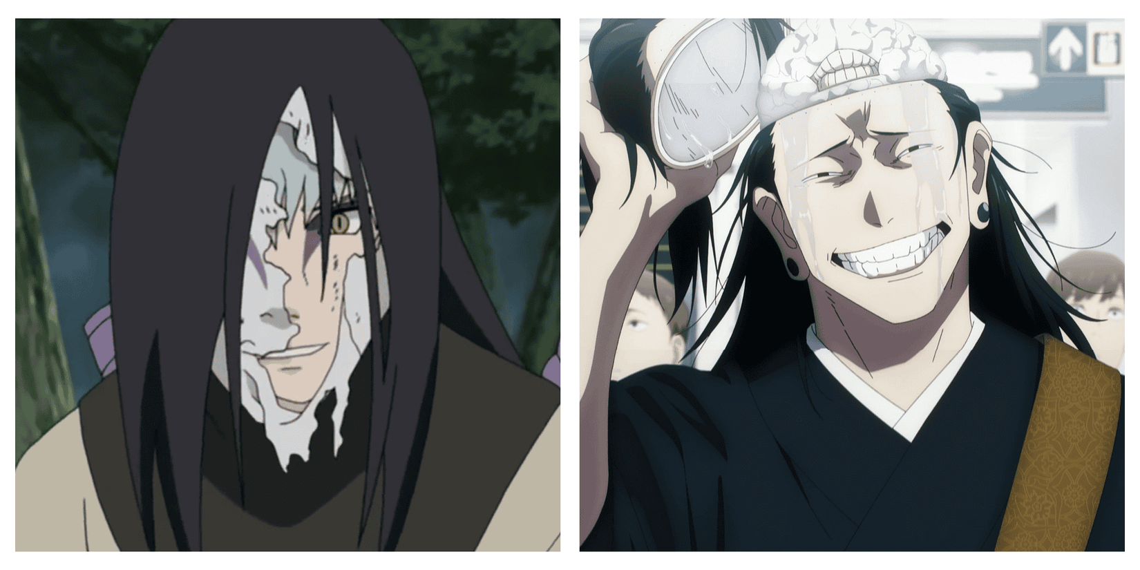 Naruto Jujutsu Kaisen Orochimaru Pseudo Geto