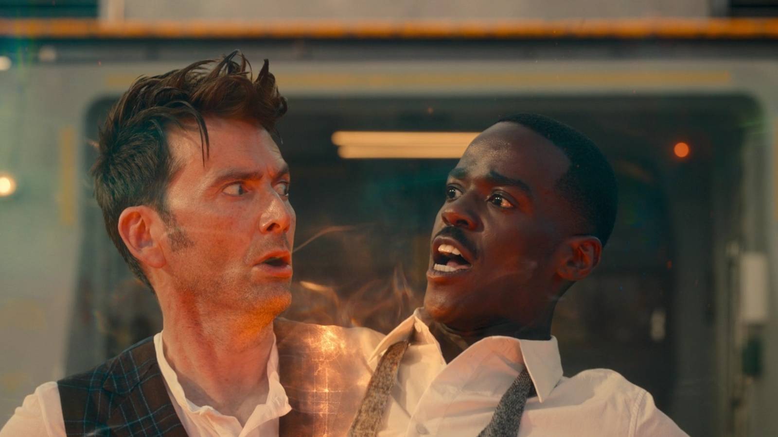 David Tennant and Ncuti Gatwa in Doctor Who
