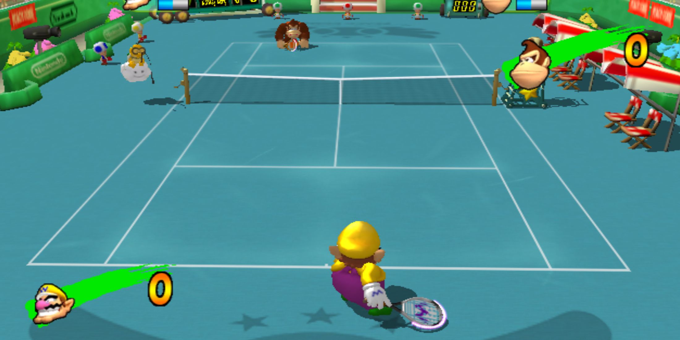 New Play Contro Mario Power Tennis wii