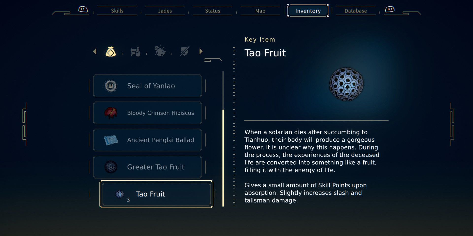 nine sols tao fruit locations