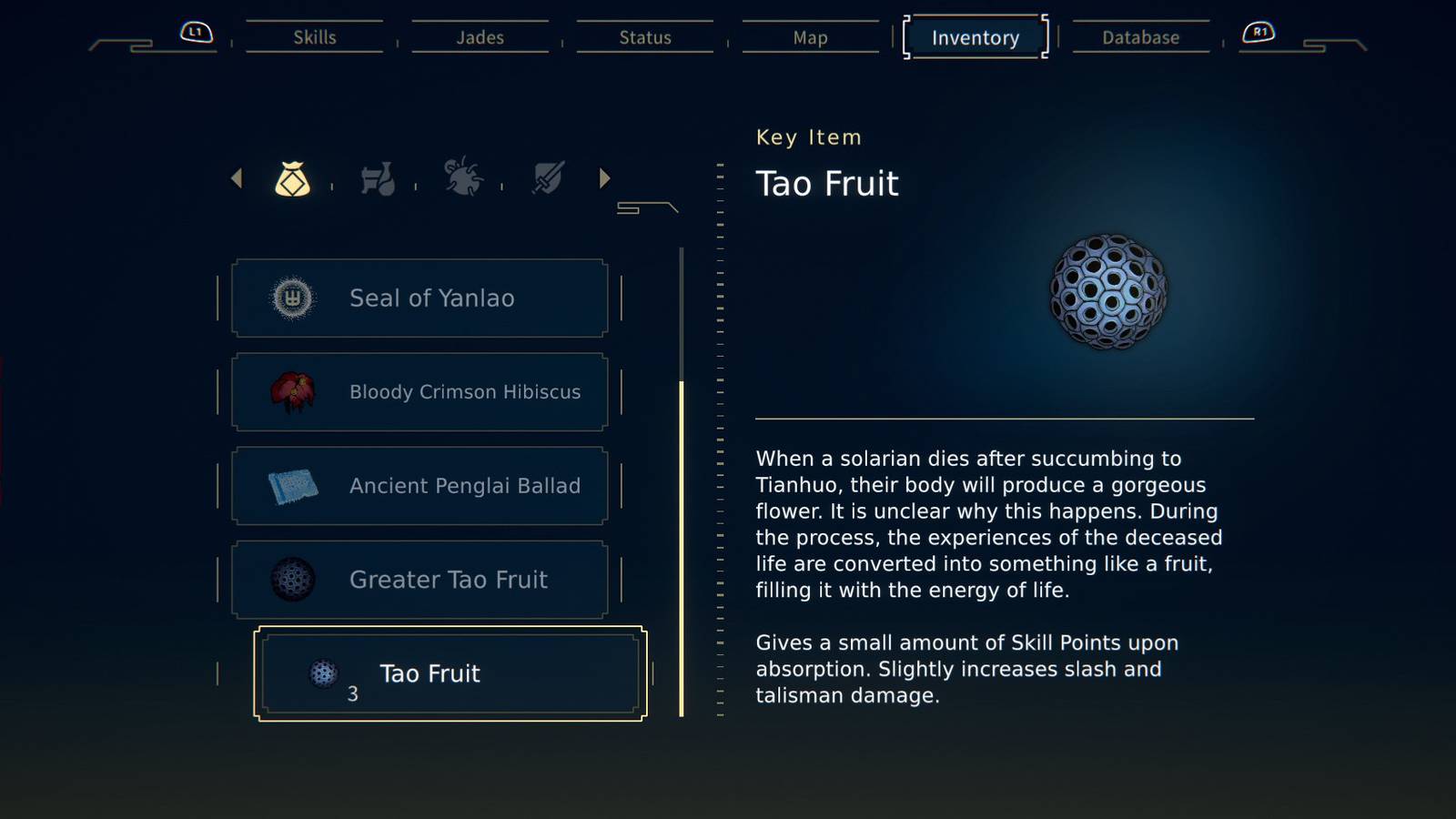 nine sols tao fruit locations