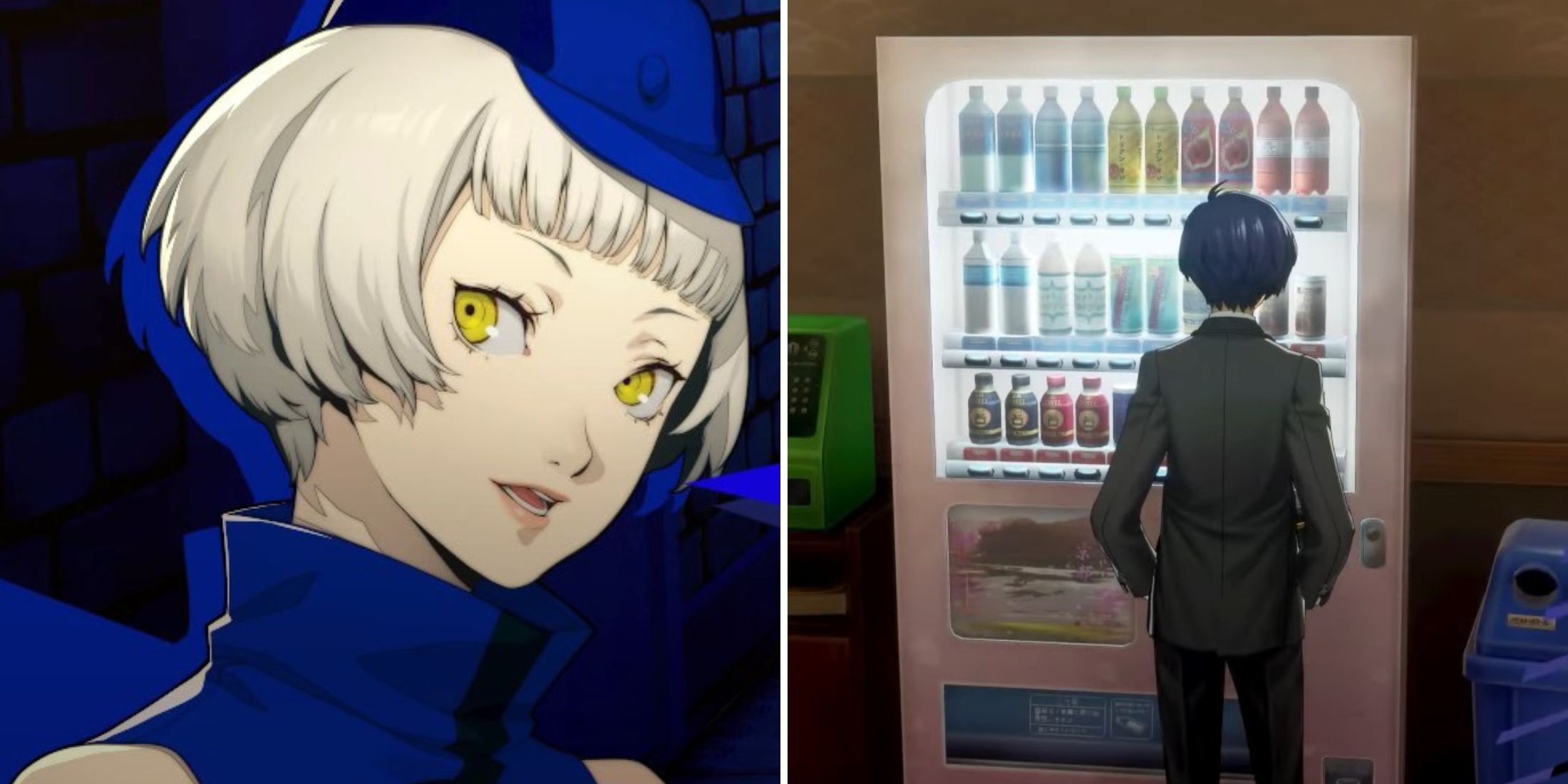 The Persona 3 Reload character is completing Request 96 by retrieving the Oden Juice.