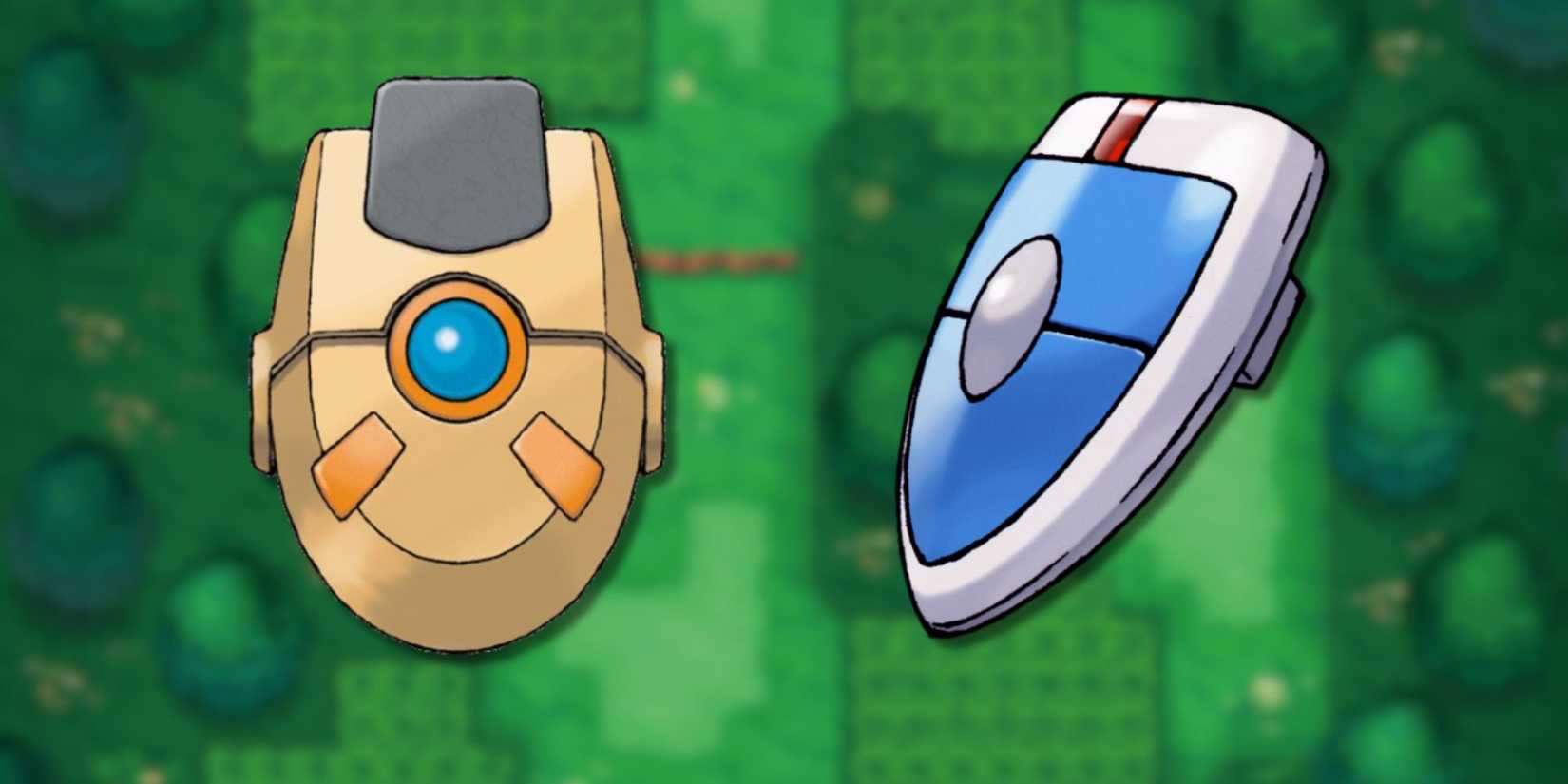 Official art of the PokeNav and the Vs. Seeker.