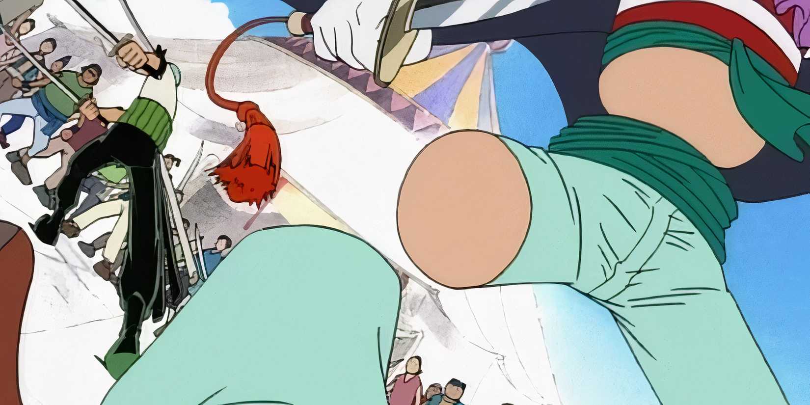 One Piece Bara Bara No Mi Zoro Cuts Buggy