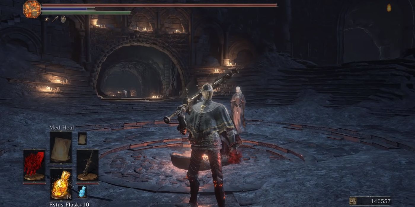 the player holding the onyx blade in dark souls3