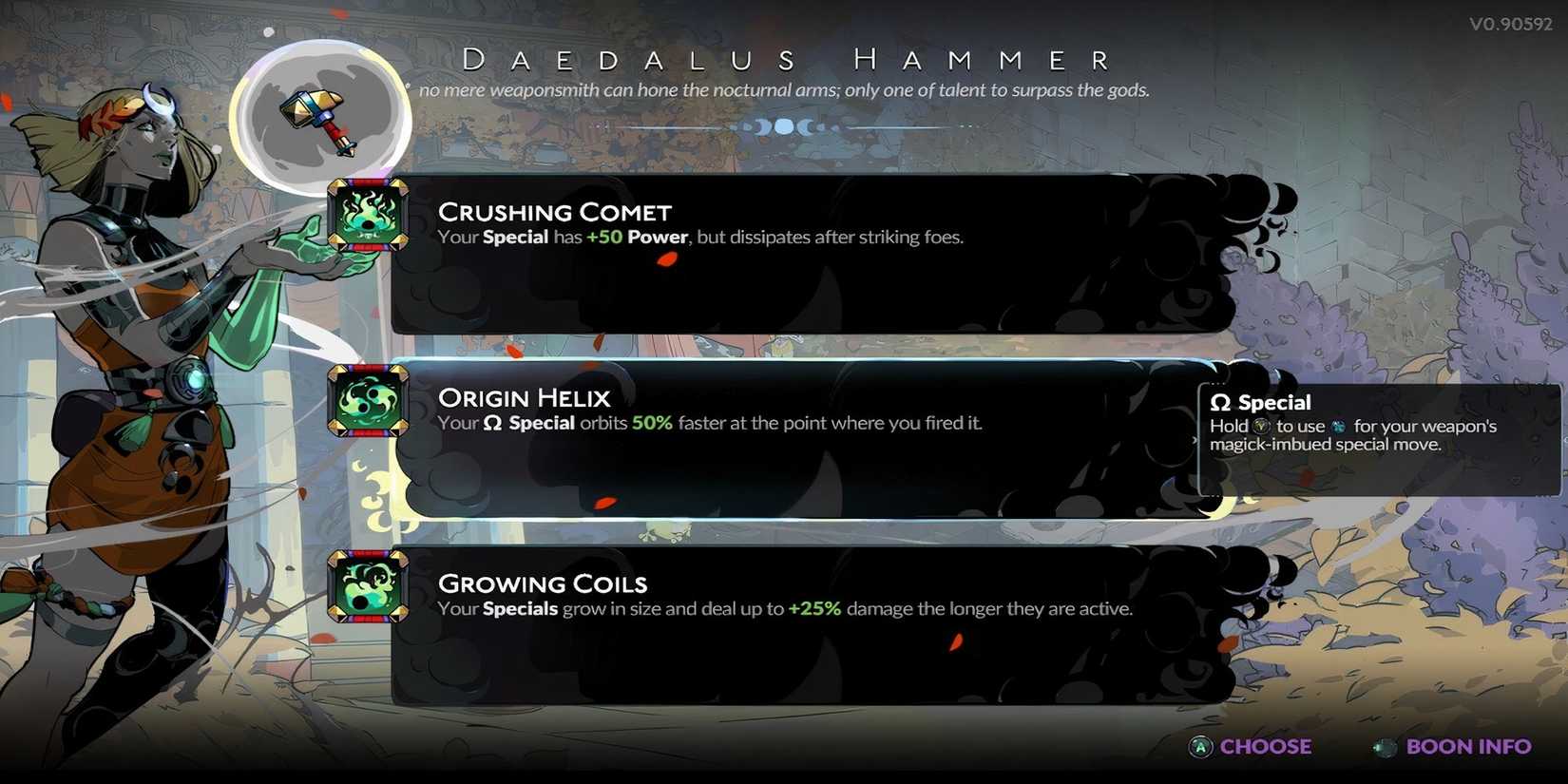 Origin Helix in Hades 2