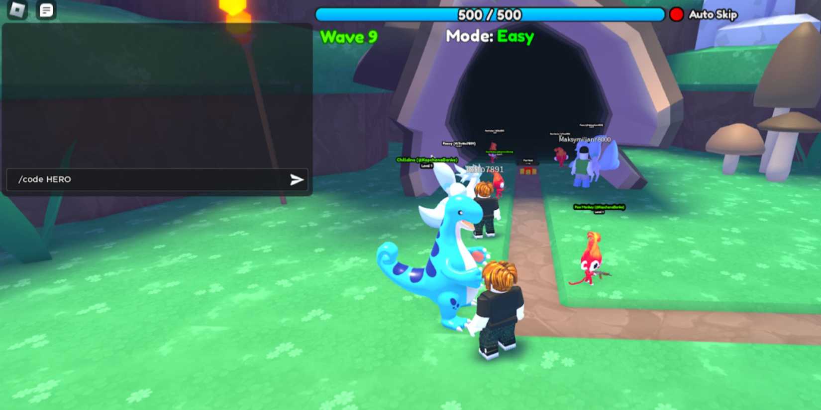 Palmon Tower Defense chat