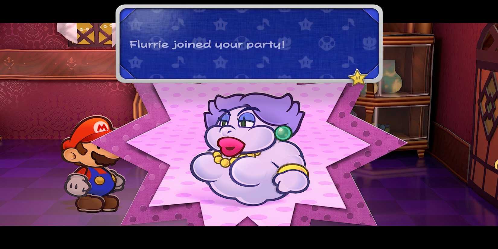 Flurrie in Paper Mario The Thousand-Year Door