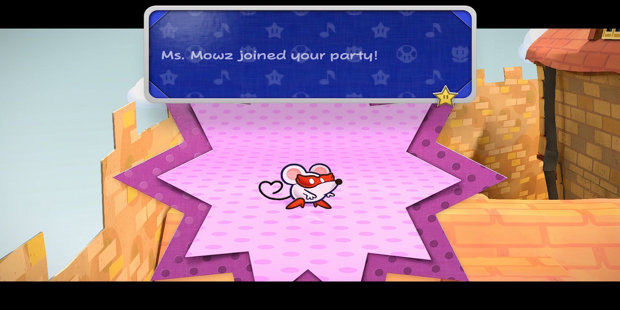 Ms. Mowz in Paper Mario The Thousand-Year Door