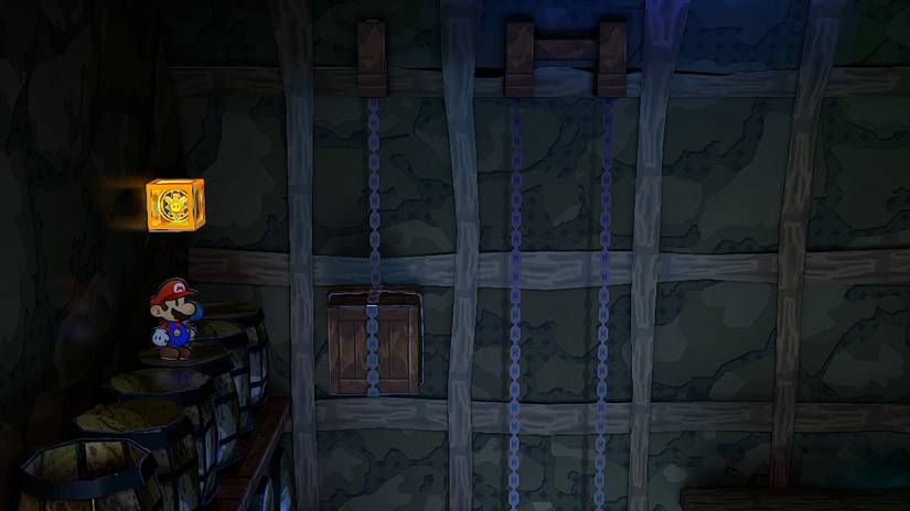 Image of the shine sprite found in the Grotto Key room in Paper Mario TTYD