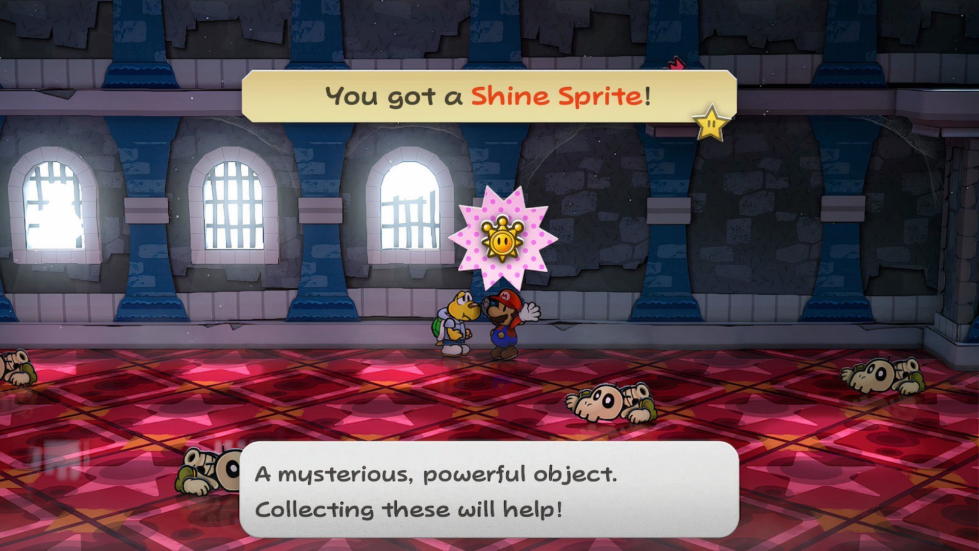 Paper Mario: The Thousand-Year Door - Mario Gets Shrine Sprite