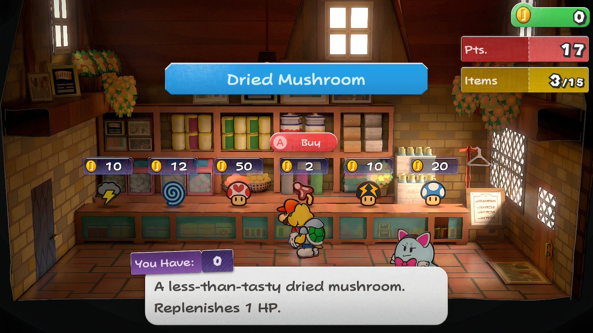 paper-mario-ttyd dried mushroom