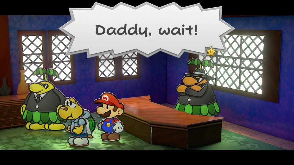 Paper Mario: The Thousand-Year Door - Francesca asks Don Pianta to wait