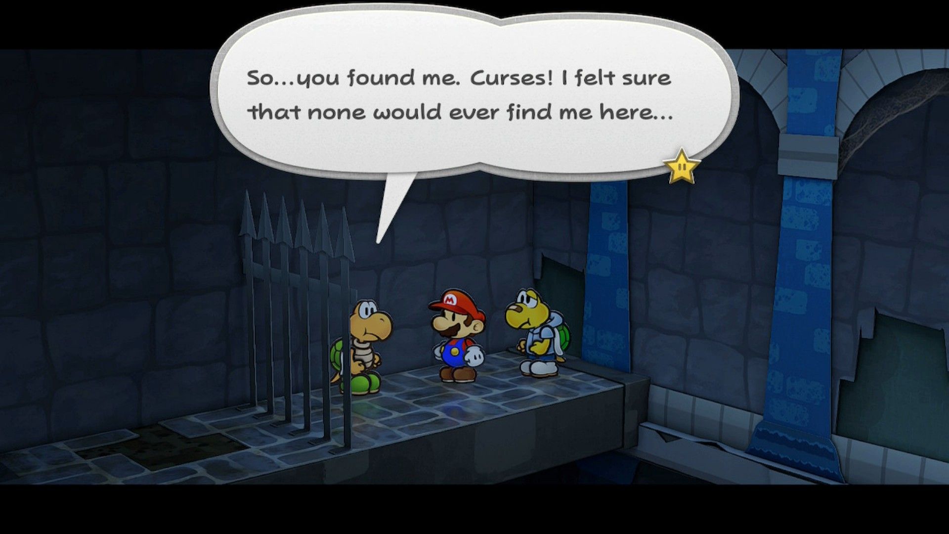 Paper Mario: The Thousand-Year Door - Koopook in Hooktail Castle