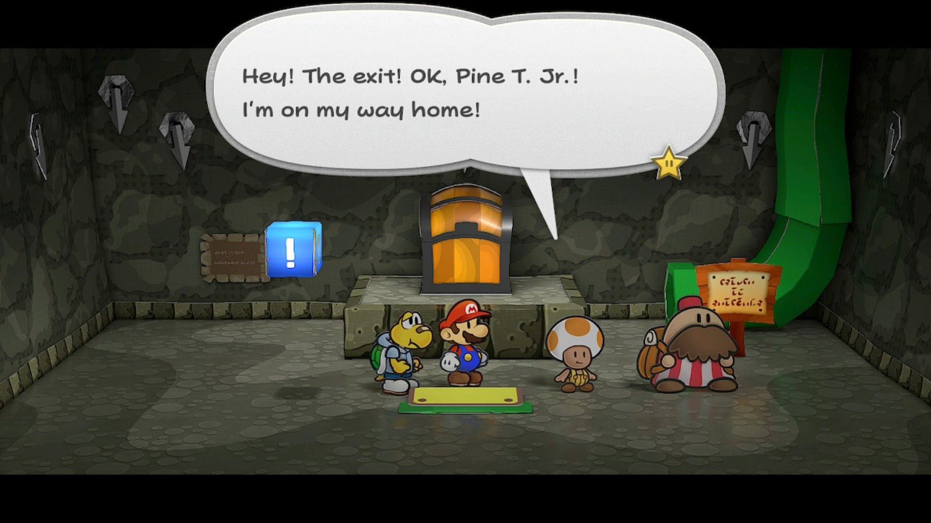 Paper Mario: The Thousand-Year Door - Pit of 100 Trials Pine T. Sr.